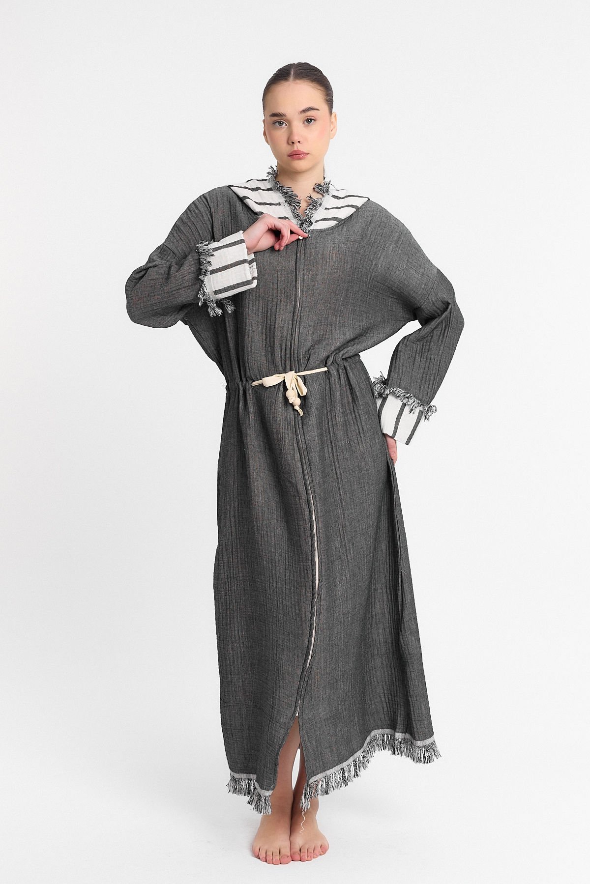 Füme Müslin Elbise
